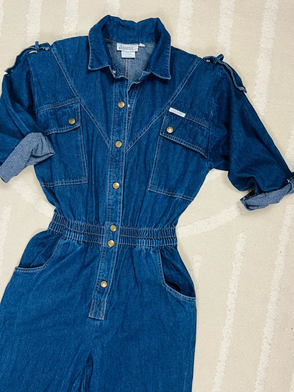 Vintage Dreams 1980s Denim Jumpsuit – 100% Cotton – Size Medium - Picture 14 of 14